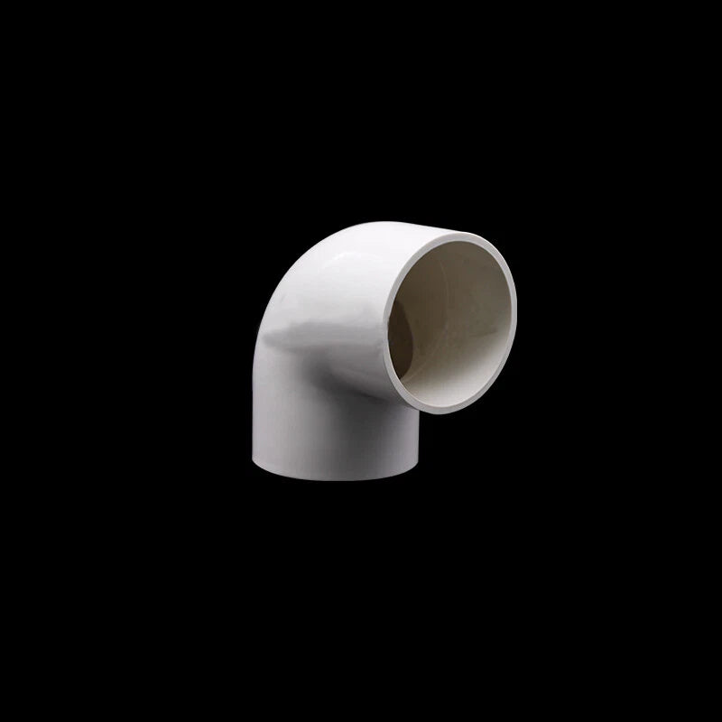 16mm-200mm White PVC 90 Degree Water Supply Elbow Joint Water Pipe Fittings