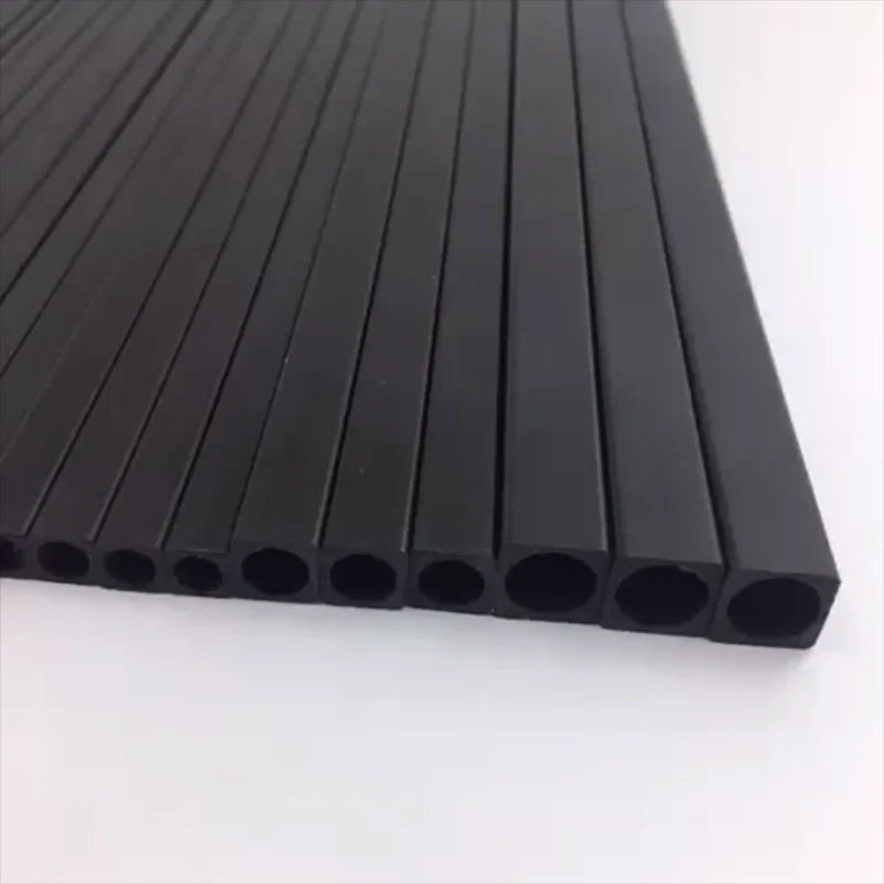 Carbon Fiber Square Tube 200mm — RC Airplane, Drone & Model Frames (2mm–10mm OD)