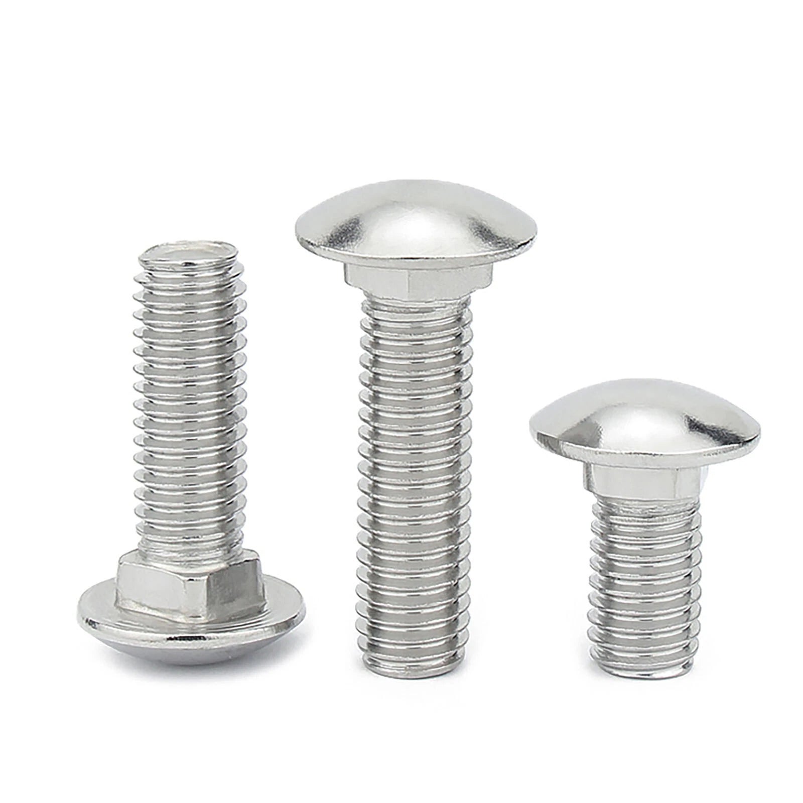 A2 Stainless Steel Carriage Bolts (Coach Bolts) — M3 M4 M5 M6 M8 M10 M12