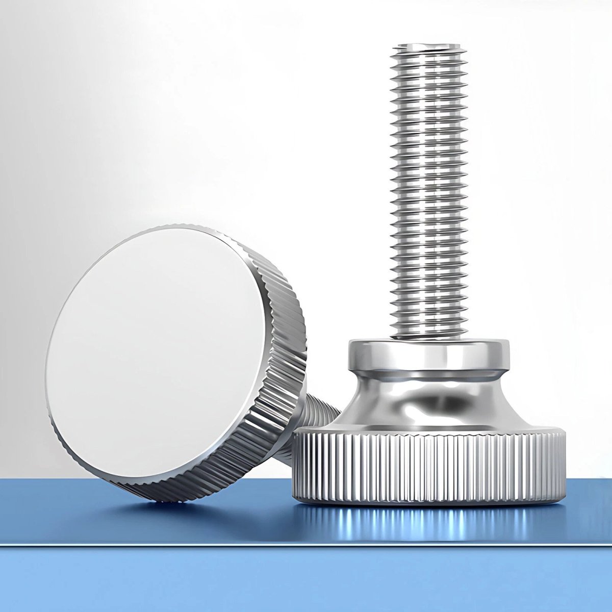 A2 Stainless Steel Knurled Thumb Screws – M2 to M10, Hand Turn Knob Bolts, 4 - 60mm Lengths - HomeDIYer