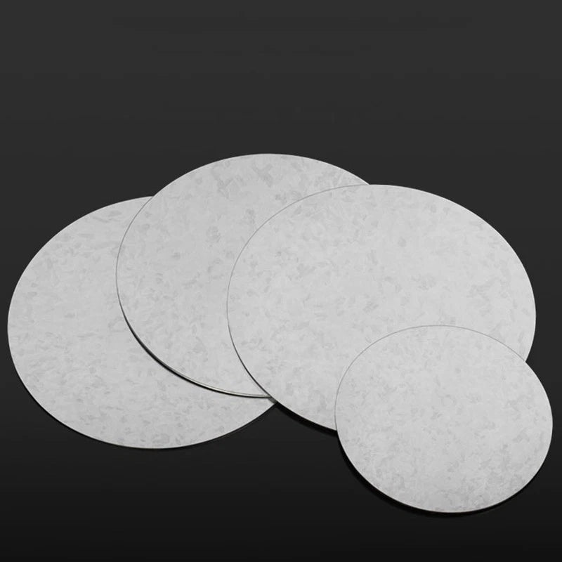Galvanised Steel Round Blank Discs Zinc Plating Iron Sheet 0.5-3mm Cut to Size