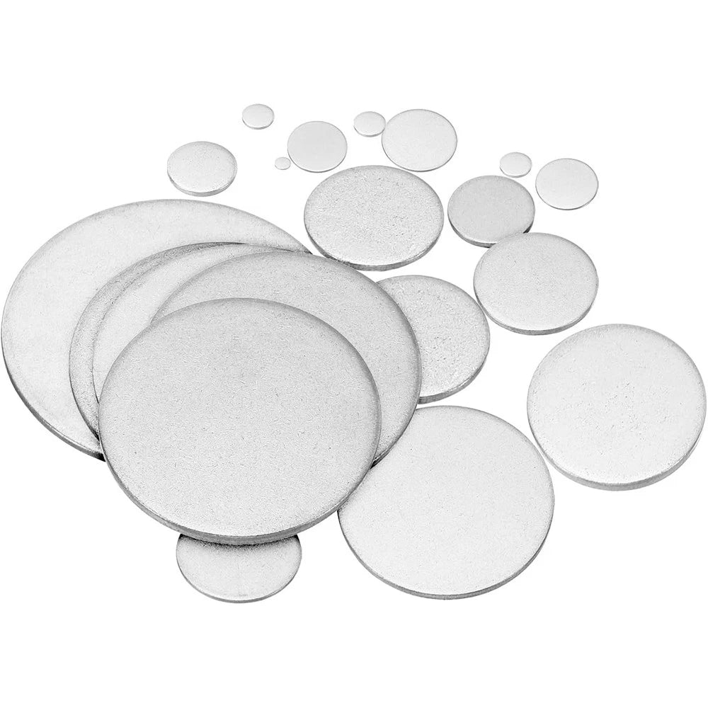Titanium Metal Sheet Round Sheet GR1/GR2/GR5 Solid Titanium Disc Thick 0.5 -10mm