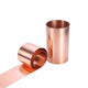 0.2mm Thick Pure Red Copper Foil Band Sheet Metal Fine Plate Strip Width 20-50mm