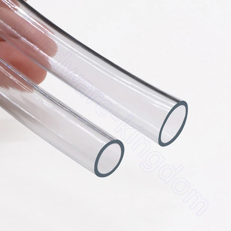 Clear PVC Flexible Tubing 2–8mm ID — Hose Pipe for Water, Air, Fuel, Oil & Aquariums