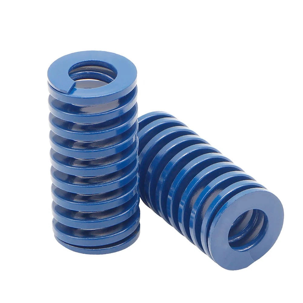 Spiral Stamping Light Load Compression Mould Spring 15-300mm Long Blue 8-40mm OD
