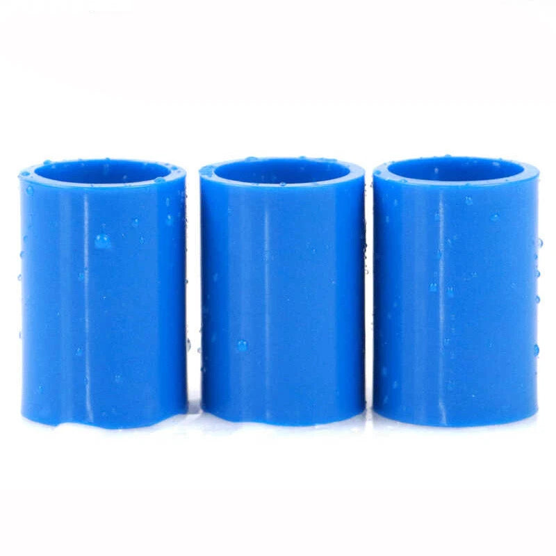 PVC Straight Coupling Solvent Weld Pipe Connector — ID 20mm to 160mm, Blue