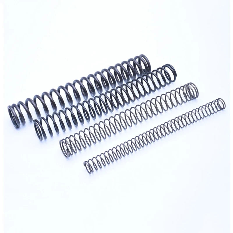 Ø3/4/5/6mm Compression Spring Black Spring Steel Pressure Spring Length:305mm