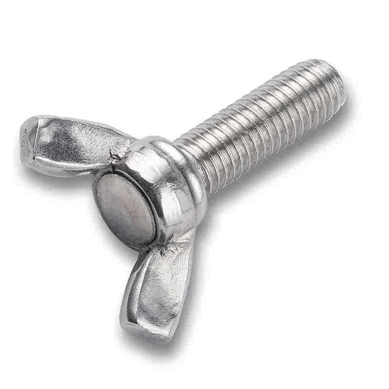 M6 M8 M10 Butterfly Wing Thumb Screws Hand Grip Knob Bolts 201 Stainless Steel