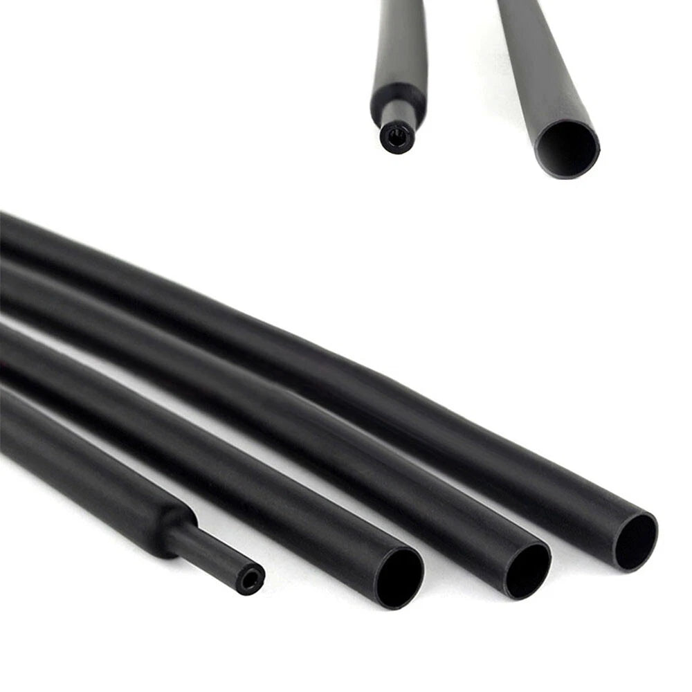 Black Heat Shrink Tubing | 2:1 / 3:1 / 4:1 | 0.6mm–80mm | Electrical Insulation Sleeving