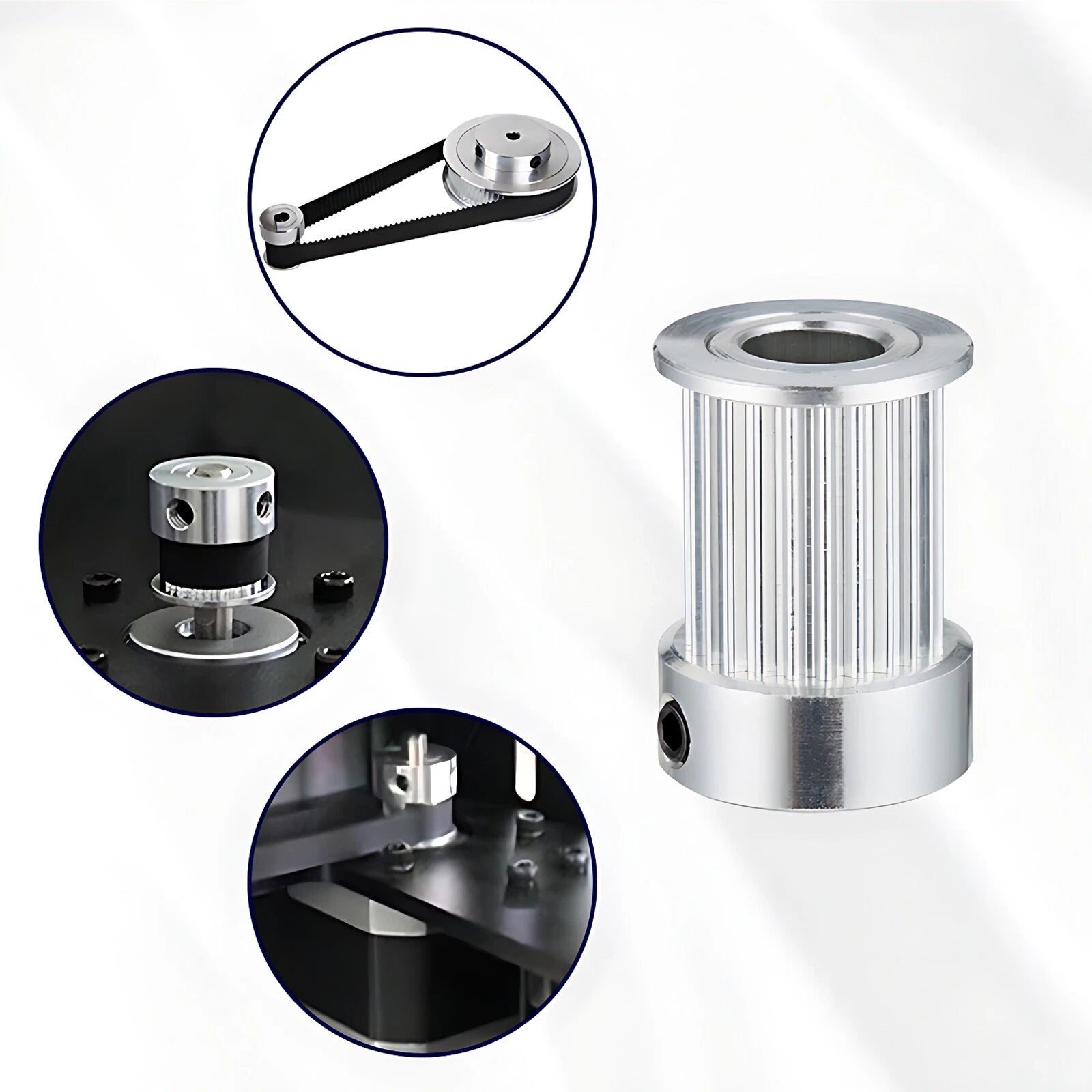 GT2 14-30T Timing Pulley 6/10mm Belt Synchronous Wheel Gear3D Printer Bore3-15mm