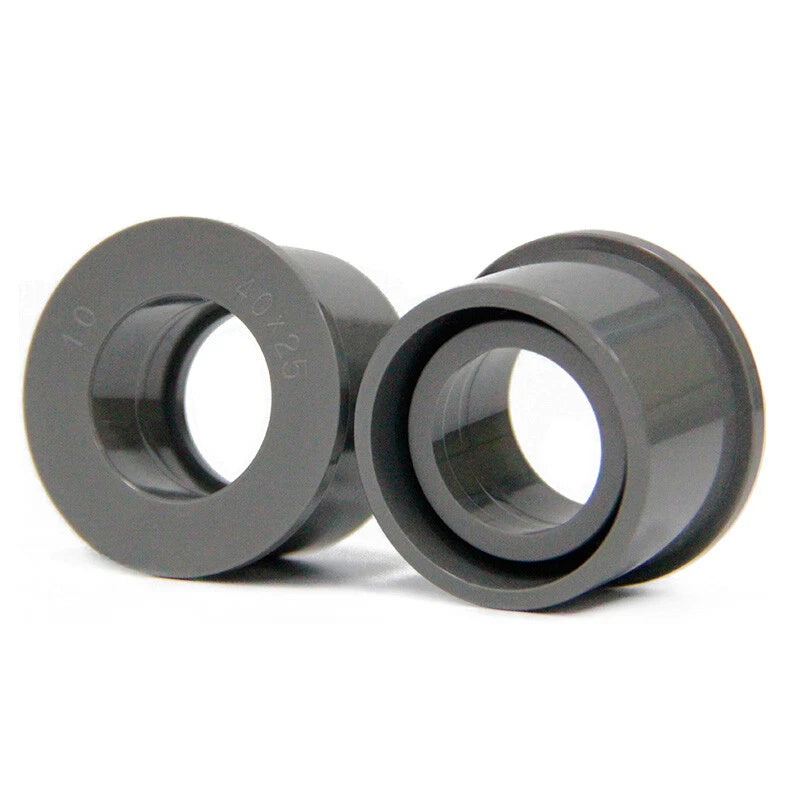 PVC Pipe Eccentric Reducing Bushing Fittings Connector Joints 25*20mm - 90*75mm