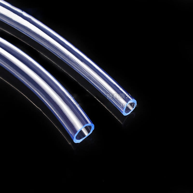 Clear PVC Tubing Flexible Plastic Hose — Food Grade, Water, Aquarium & Auto
