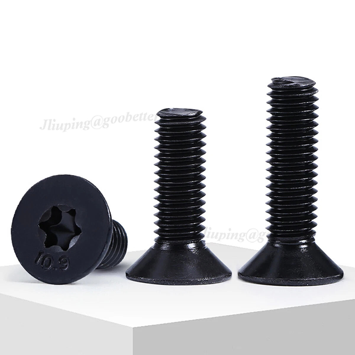 Torx Countersunk Machine Screws Grade 10.9 Black — M3 M4 M5 M6 M8 M10 CSK Six-Lobe