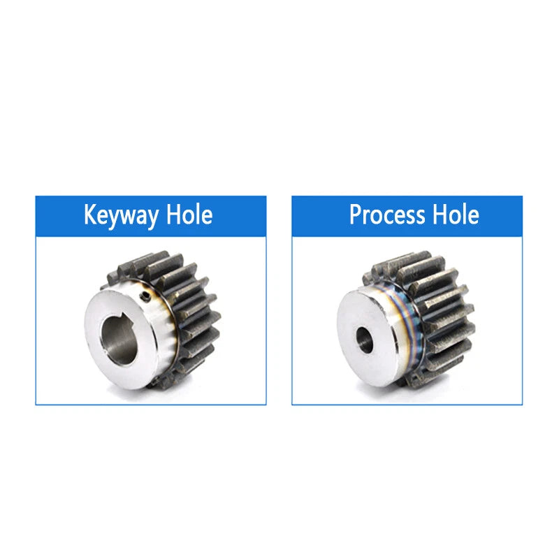 2.5 Mod 15T - 32T Precision Spur Pinion Gear With Step 45# Steel Motor Gear