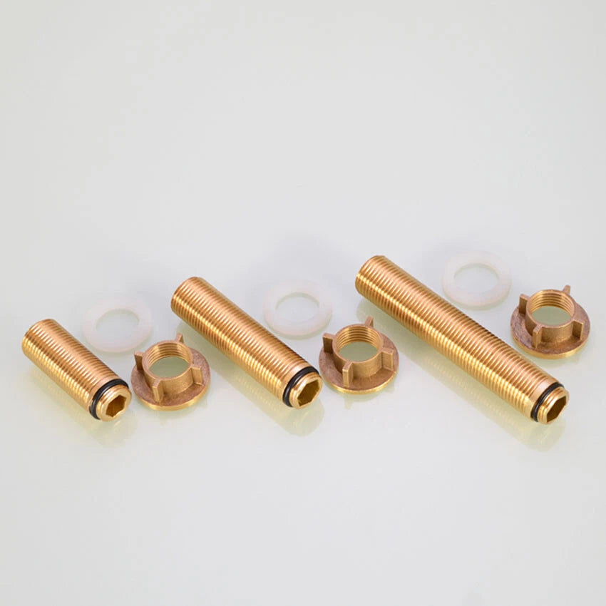 Threaded Brass Tube Nut for Kitchen Tap Repair — 55mm / 80mm / 110mm
