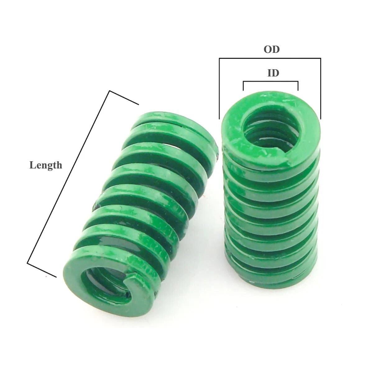 Compression Die Mould Spring Green - TH Heavy Duty Load Mould Springs OD Φ6-60mm