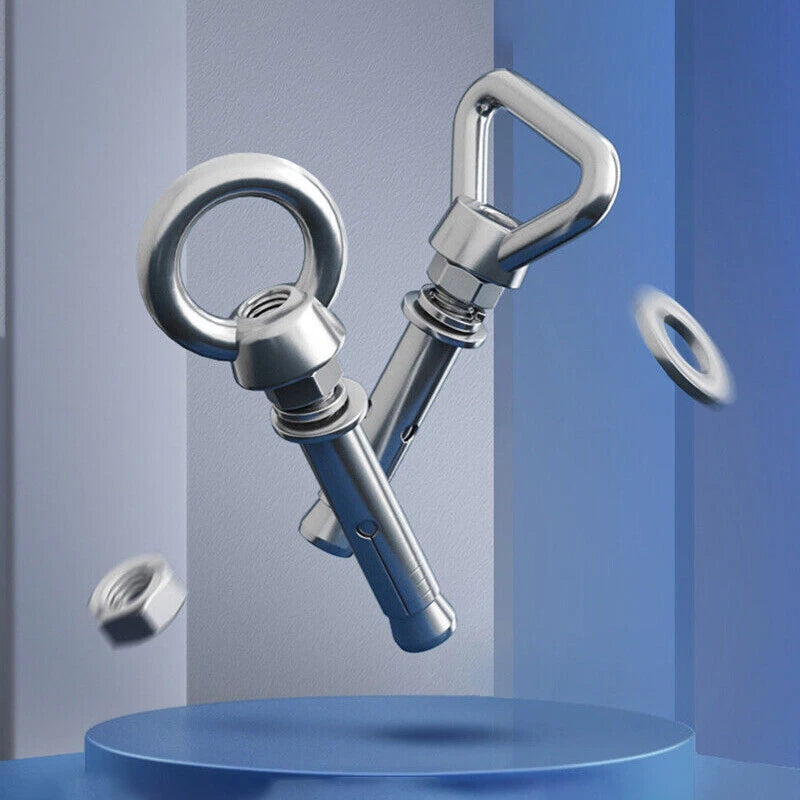 M6-M20 Lifting Eye Bolt 304 Stainless Steel Concrete Sleeve Anchor — Round & Triangle Ring