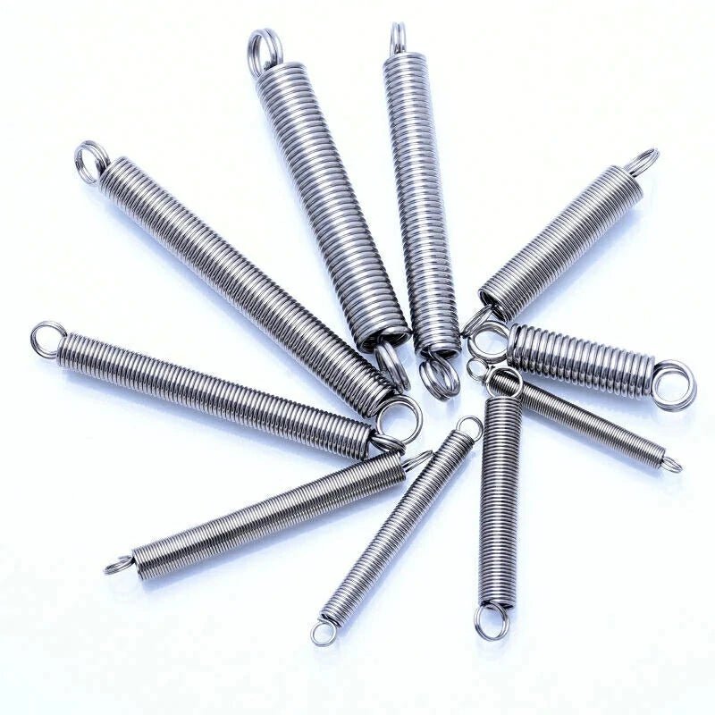 Double Coil L - Shaped Tension Spring/Double Closed - Loop Spring Stainless Steel Wire Diameter 1.5mm - HomeDIYer