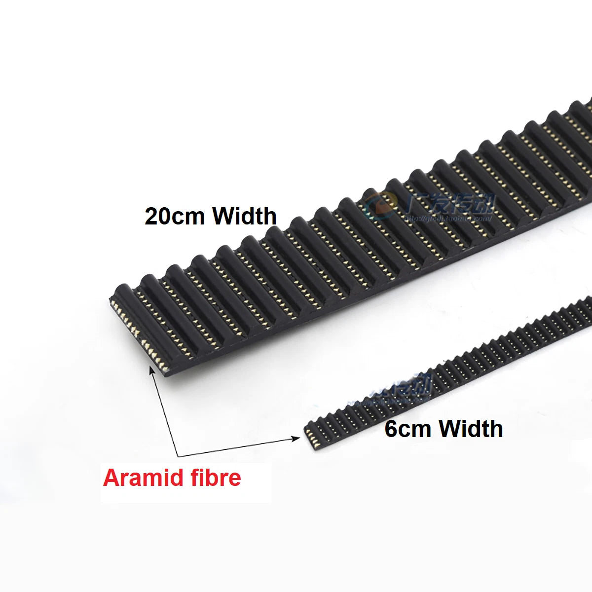 Open End Timing Belt — TPU + Aramid Fiber | MXL XL 3M 5M 2GT | Width 6–25mm, Cut to Length