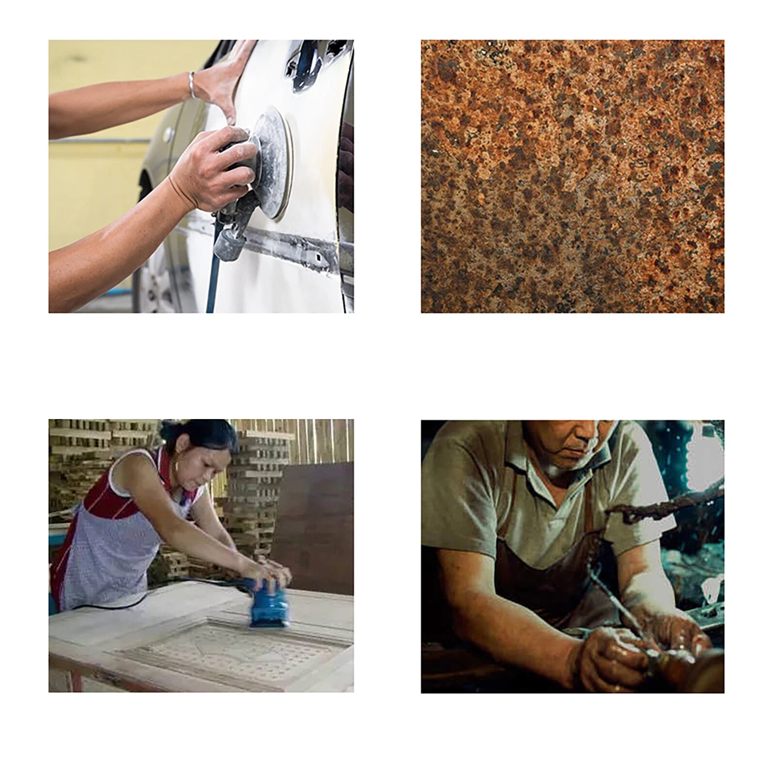 Sandpaper 40 To 400 Mixed Grits Wood Metal Sanding Polishing Wet And Dry square