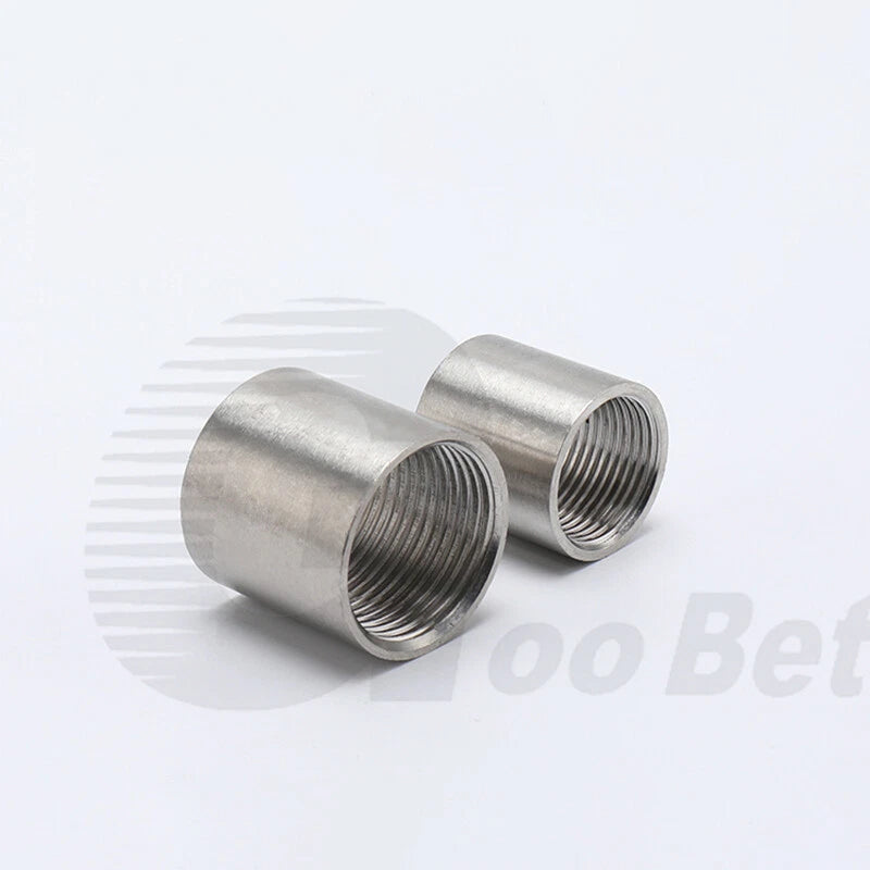Stainless Steel 304 Full Socket Pipe Coupler — BSP Threaded Fitting (1/4" to 4")