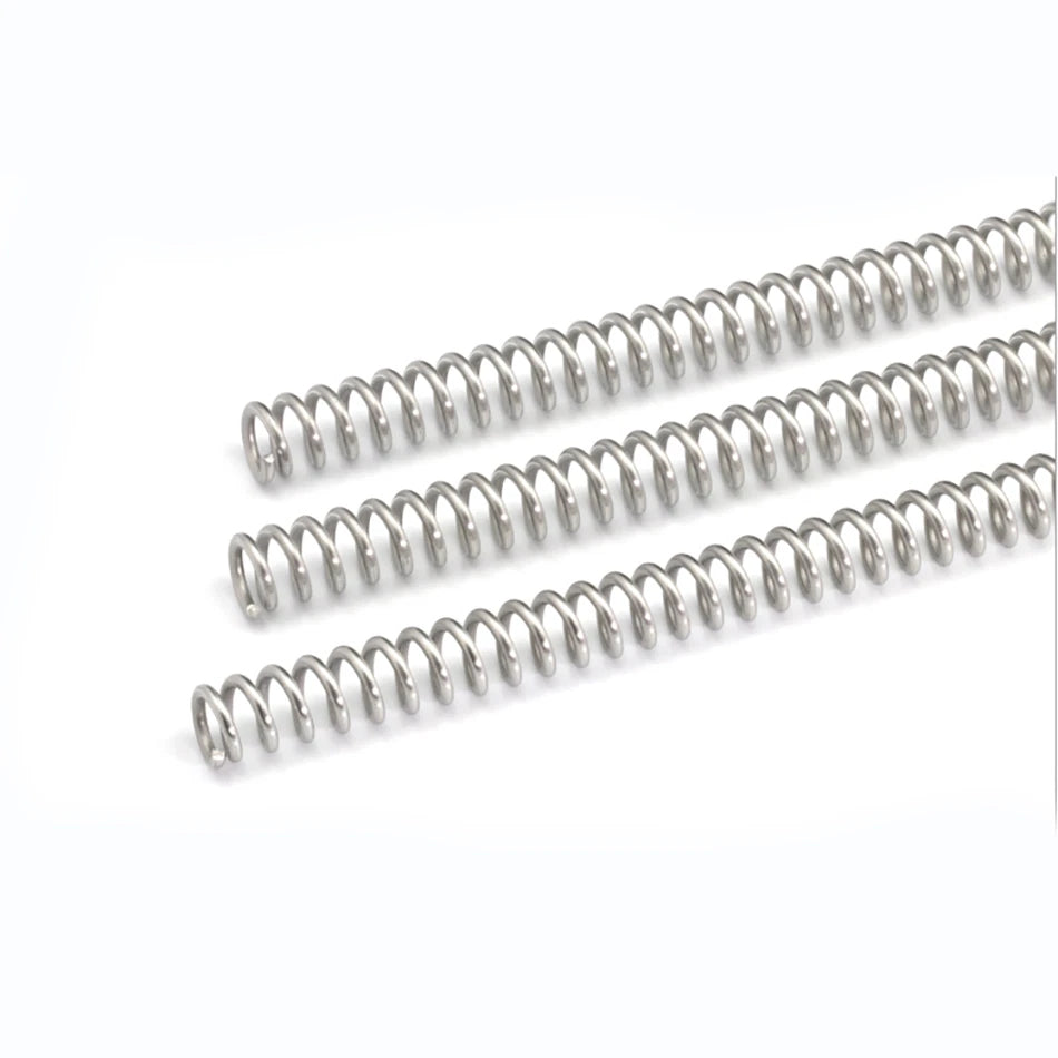 304 Stainless Steel Spring Compression Pressure Spring 0.3mm-2.5mm Length 305mm
