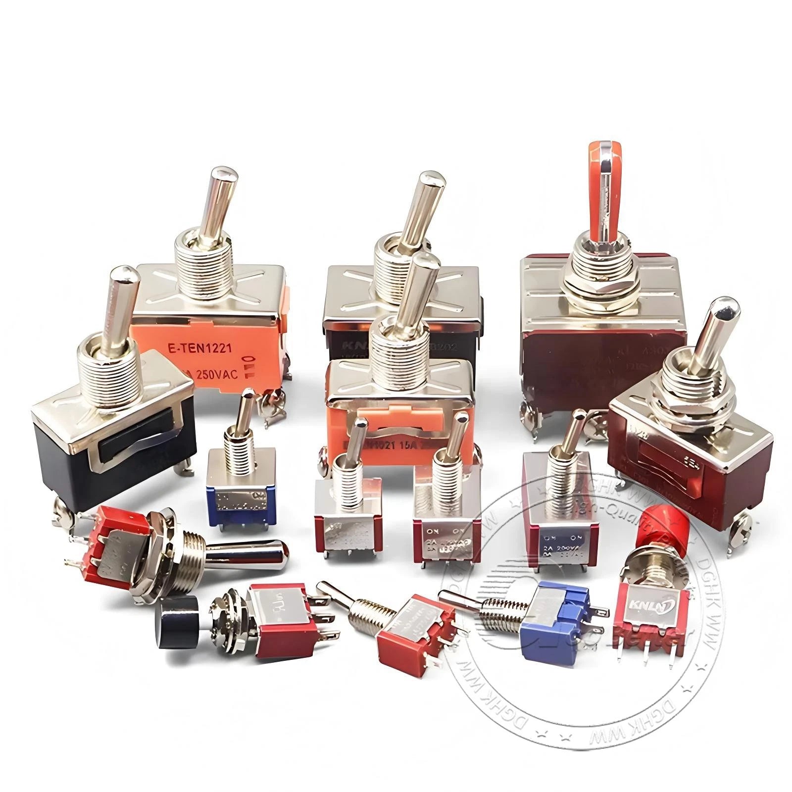 Miniature Toggle Switch — SPST/SPDT, 2–12 Pin, MTS/E-TEN/RLS Series, 79 Types