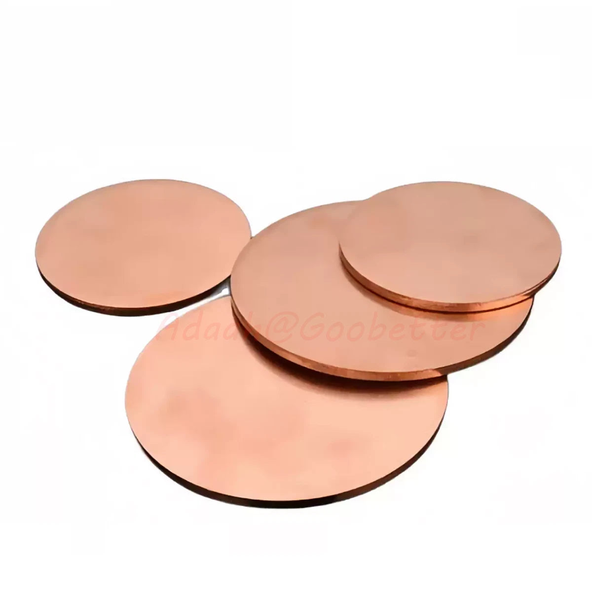 T2 Copper Discs Round Sheet Plate Dia 50mm-300mm Thick 0.3/0.4/0.5/0.6/0.8/1~3mm