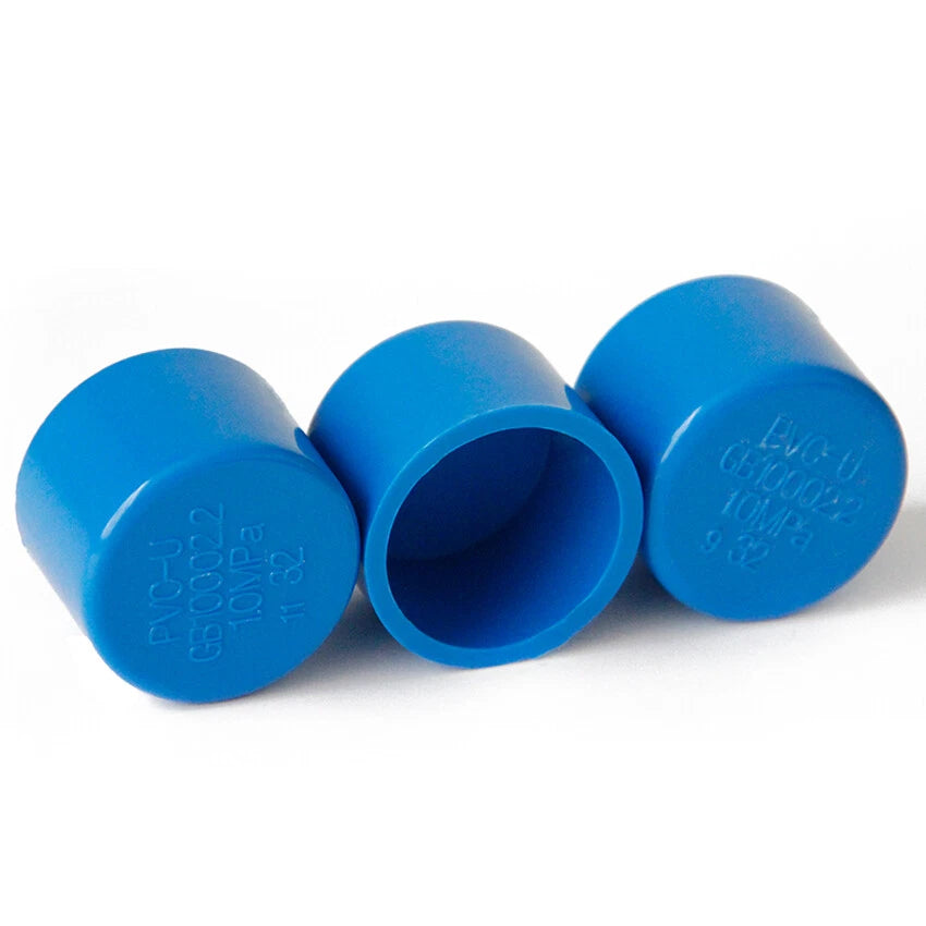 PVC Water Supply Pipe Cap Stop End Lock Fittings I.D 20mm-200mm Solvent Weld