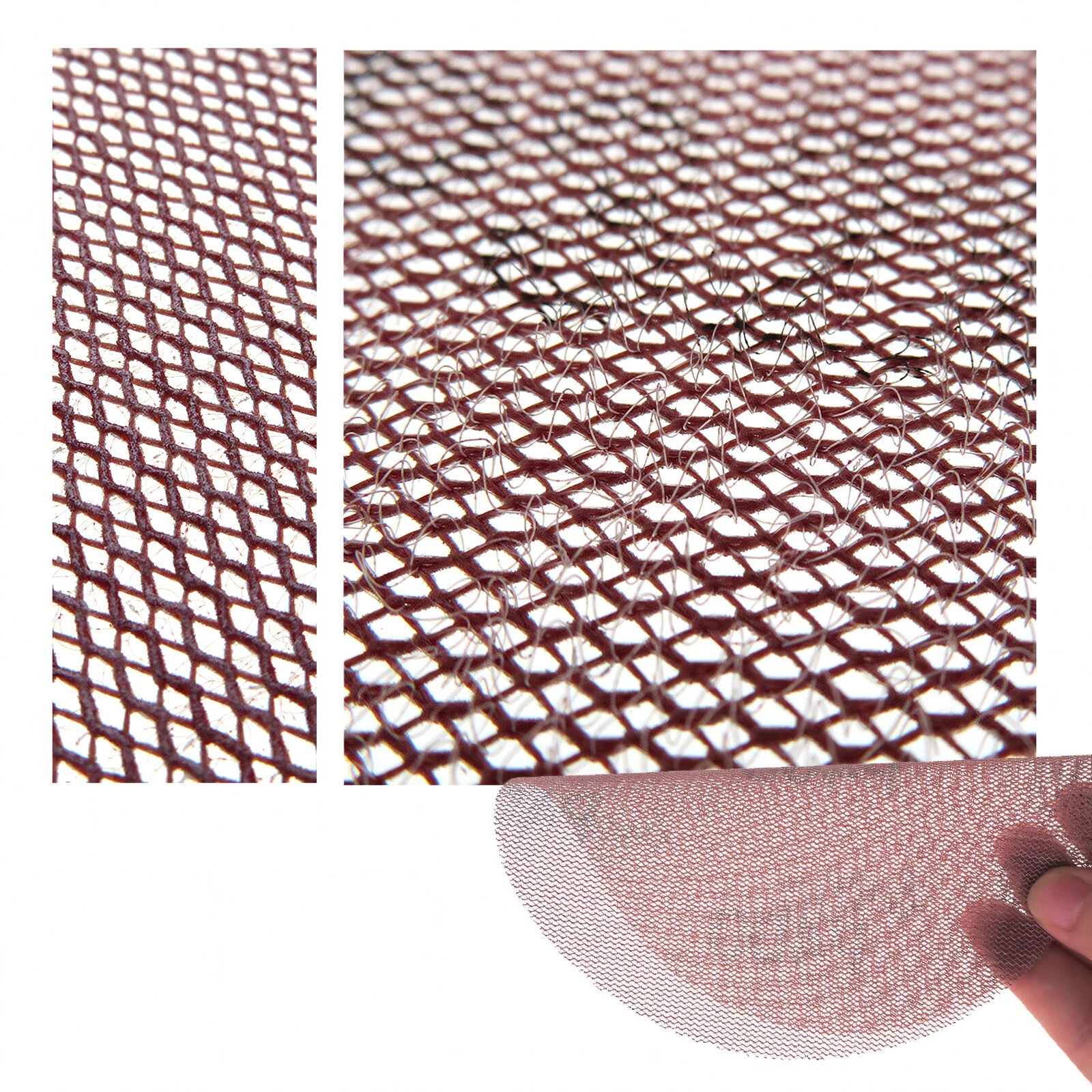 6‑Inch 150mm Mesh Sanding Discs — P80 to P1000 Grit Hook & Loop Sandpaper for Random Orbital Sanders