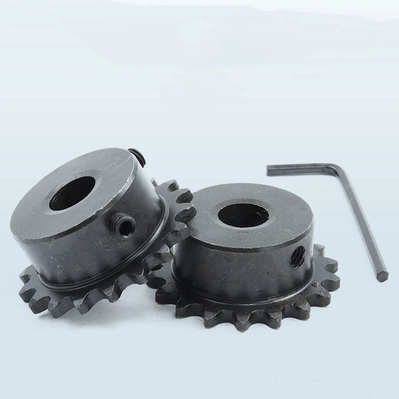 Pilot Bore Sprocket Roller Chain 9-16 Teeth Tooth Steel Chain Drive Sprocket