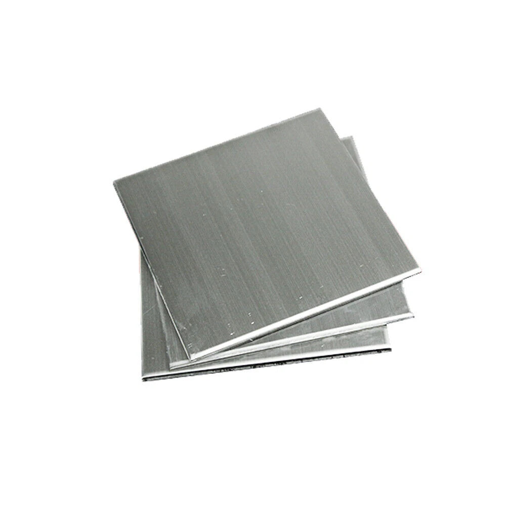 Stainless Steel Plate Sheet 0.01mm to 1mm, 100x100, 100x300, 200x300, 300x300mm
