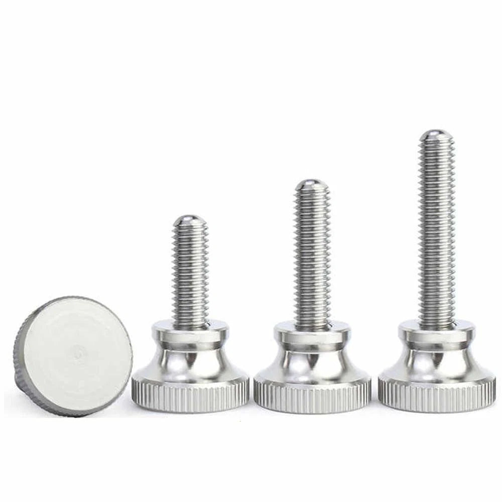 Knurled Thumb Screws A2 Stainless Steel — Hand Tighten Bolts M2 to M12