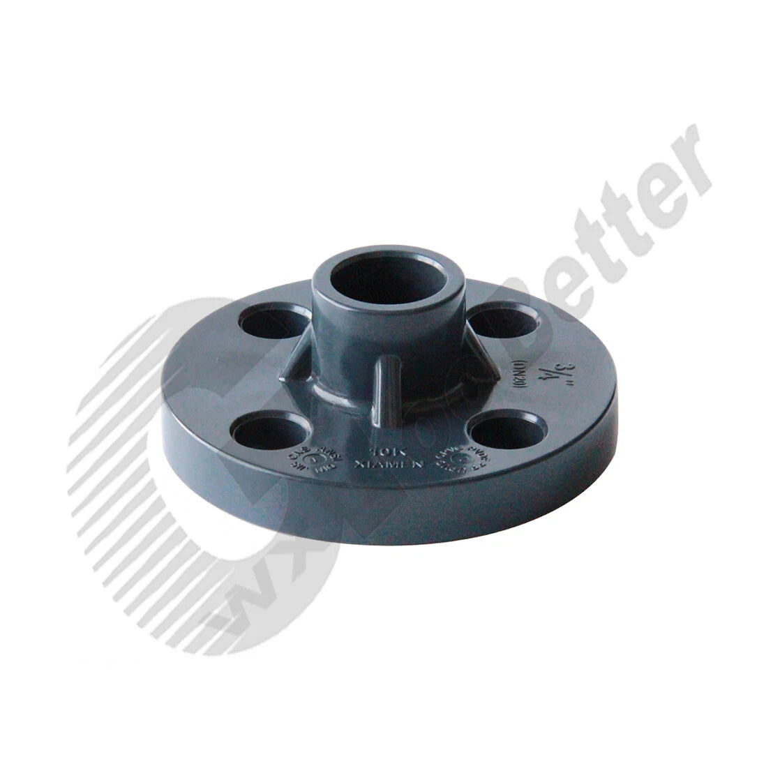 UPVC Water Supply Pipe Wall Mount Floor Flange Φ20mm~Φ110mm Flange Fittings Grey