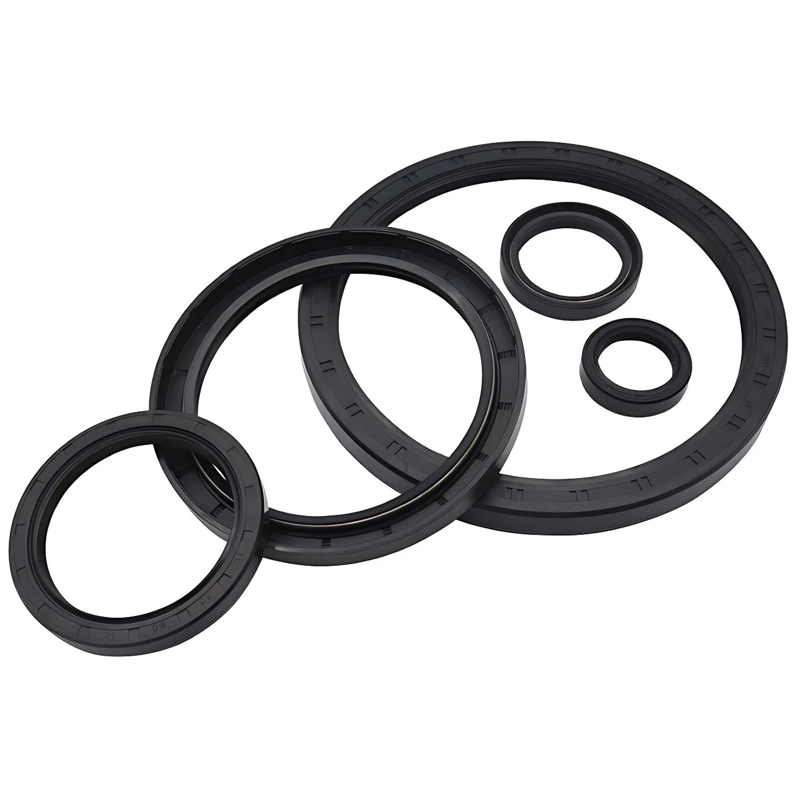 TC Oil Seal Rings Metric – NBR 70 Rotary Shaft Lip Seal, ID 8–24mm