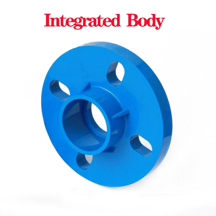 ID 20-200mm PVC Water Supply Pipe Wall Mount Floor Flange Fittings Solvent Weld