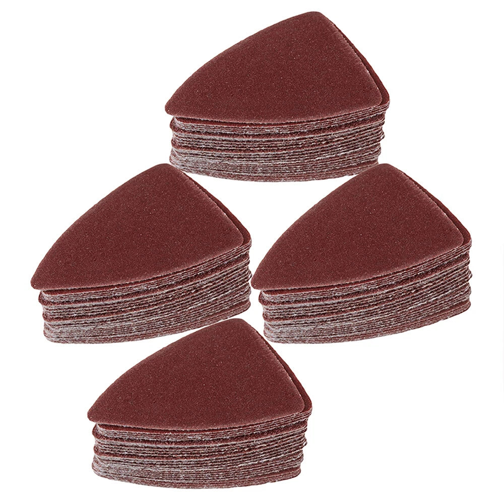 38x52mm Sanding Sheets Finger Pad Multitool Dry Sandpaper 80 120 180 240 Grit