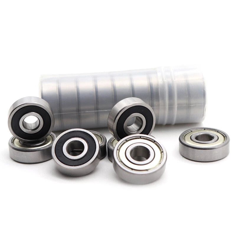 624-629 2RS/ZZ Miniature Deep Groove Ball Bearings Double Sealed GCR15 Steel