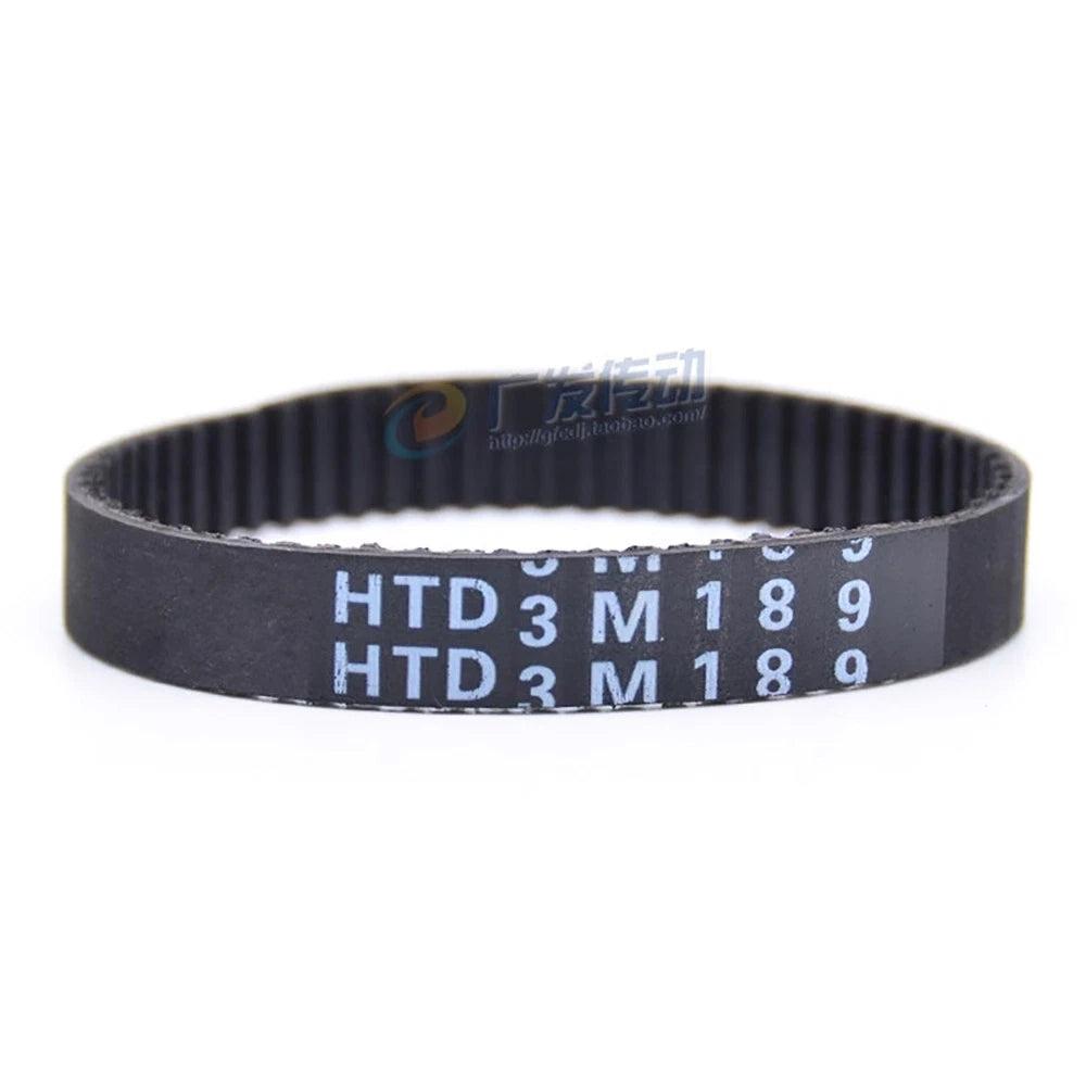 HTD3M Closed Loop Timing Belt — 3mm Pitch, 10mm Wide (171mm–357mm)