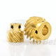 Brass Helical Gear Module 1.5 45° Left-hand 10-15 Tooth Motor Pinion 8-15mm Bore