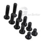 M4 Ultra Thin Flat Wafer Head Phillips Screws – Nickel or Black Zinc Plated, Carbon Steel (6–16mm Lengths)