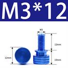 M3 M4 Anodized Aluminum Thumb Screws — Knurled Head Hand Bolts for PC Case, Fishing Rigs & DIY Projects