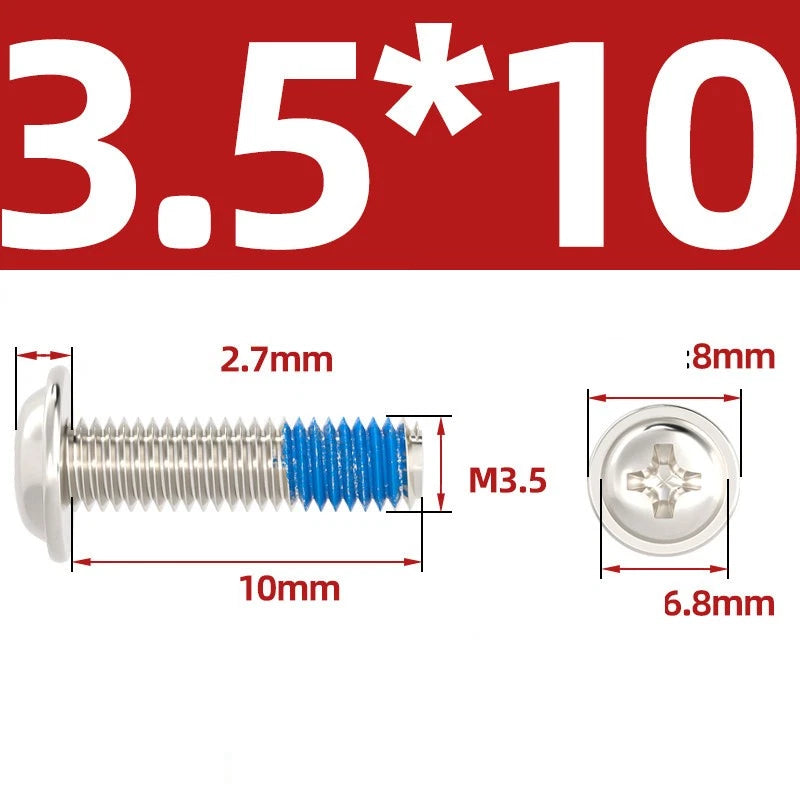 M2–M6 Flanged Button Head Screws – Carbon Steel, Phillips Drive, Nickel or Black Zinc Plated