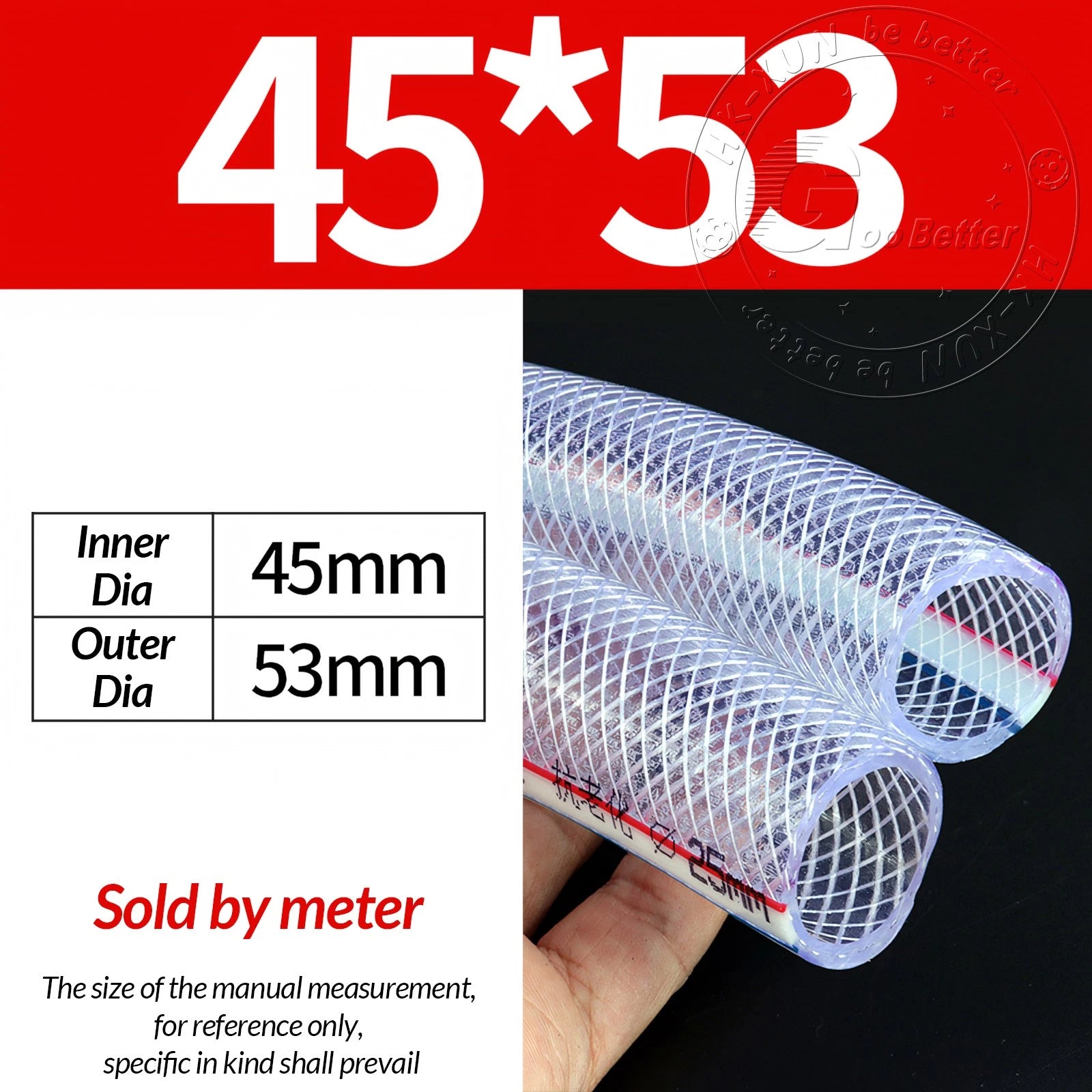 PVC Flexible Braided Tubing — Fish Pond, Hydroponics & Garden Water Hose