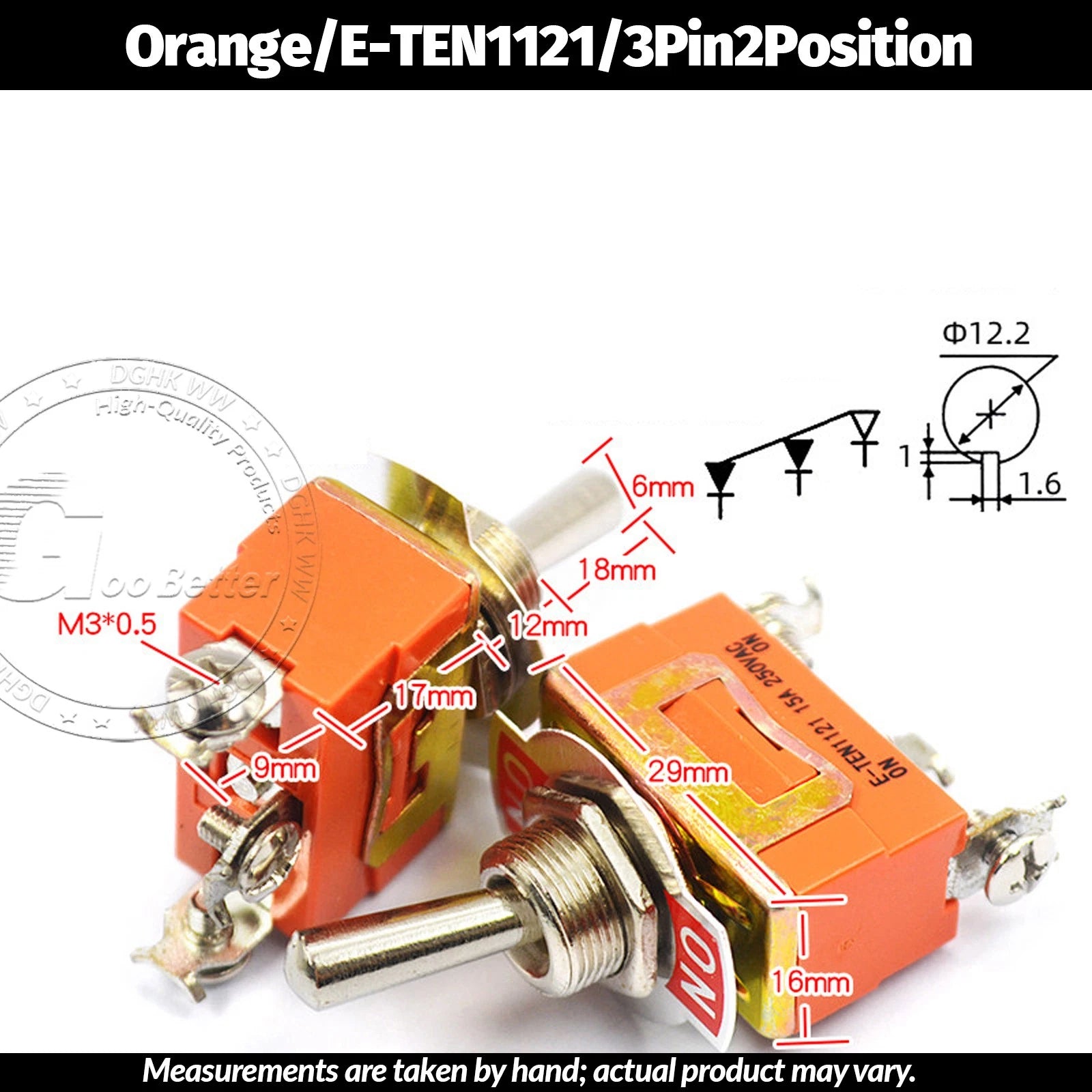 Miniature Toggle Switch — SPST/SPDT, 2–12 Pin, MTS/E-TEN/RLS Series, 79 Types