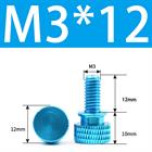M3 M4 Anodized Aluminum Thumb Screws — Knurled Head Hand Bolts for PC Case, Fishing Rigs & DIY Projects