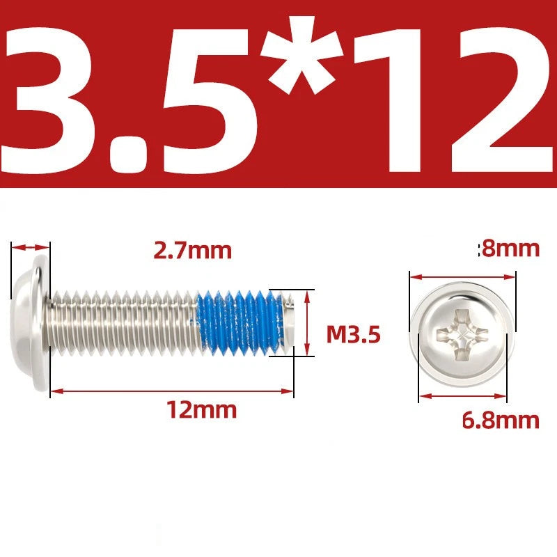 M2–M6 Flanged Button Head Screws – Carbon Steel, Phillips Drive, Nickel or Black Zinc Plated