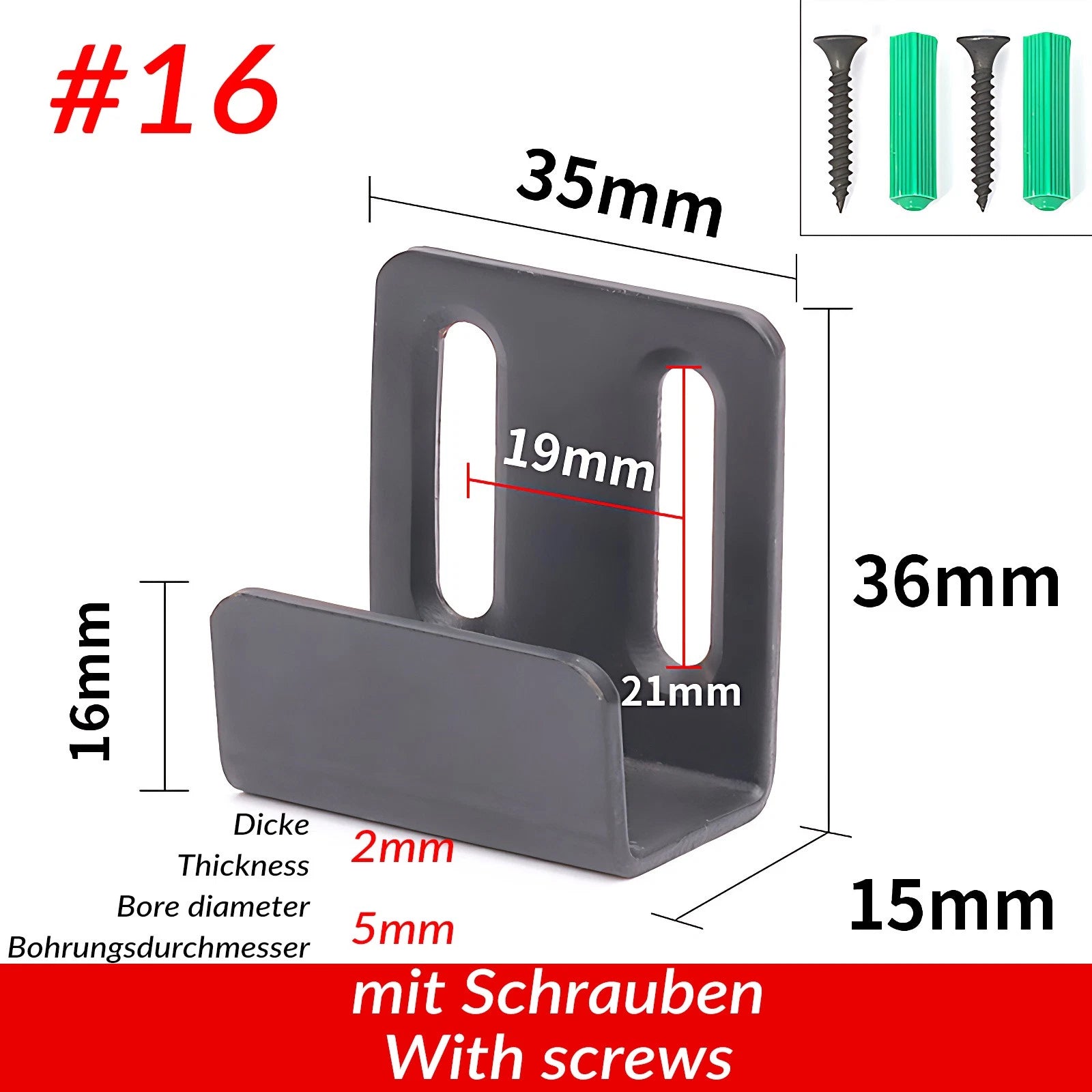 U Shaped Brackets Flat Hooks Stainless Hooks Ceramic Tile Display Bracket