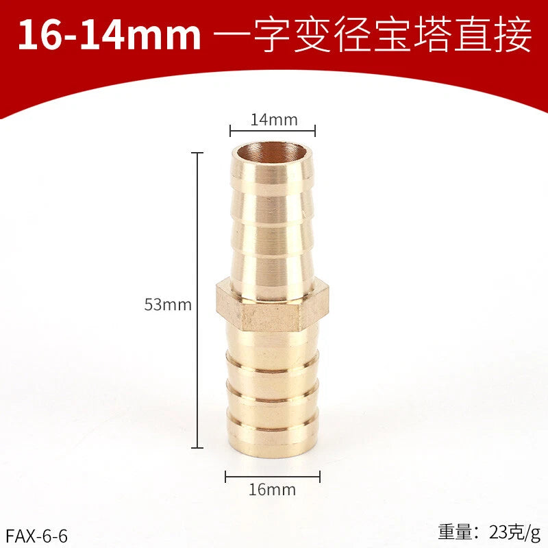 Brass Reducing Hose Fittings – Straight, L, T & Y Connectors for Gas & Air Tube