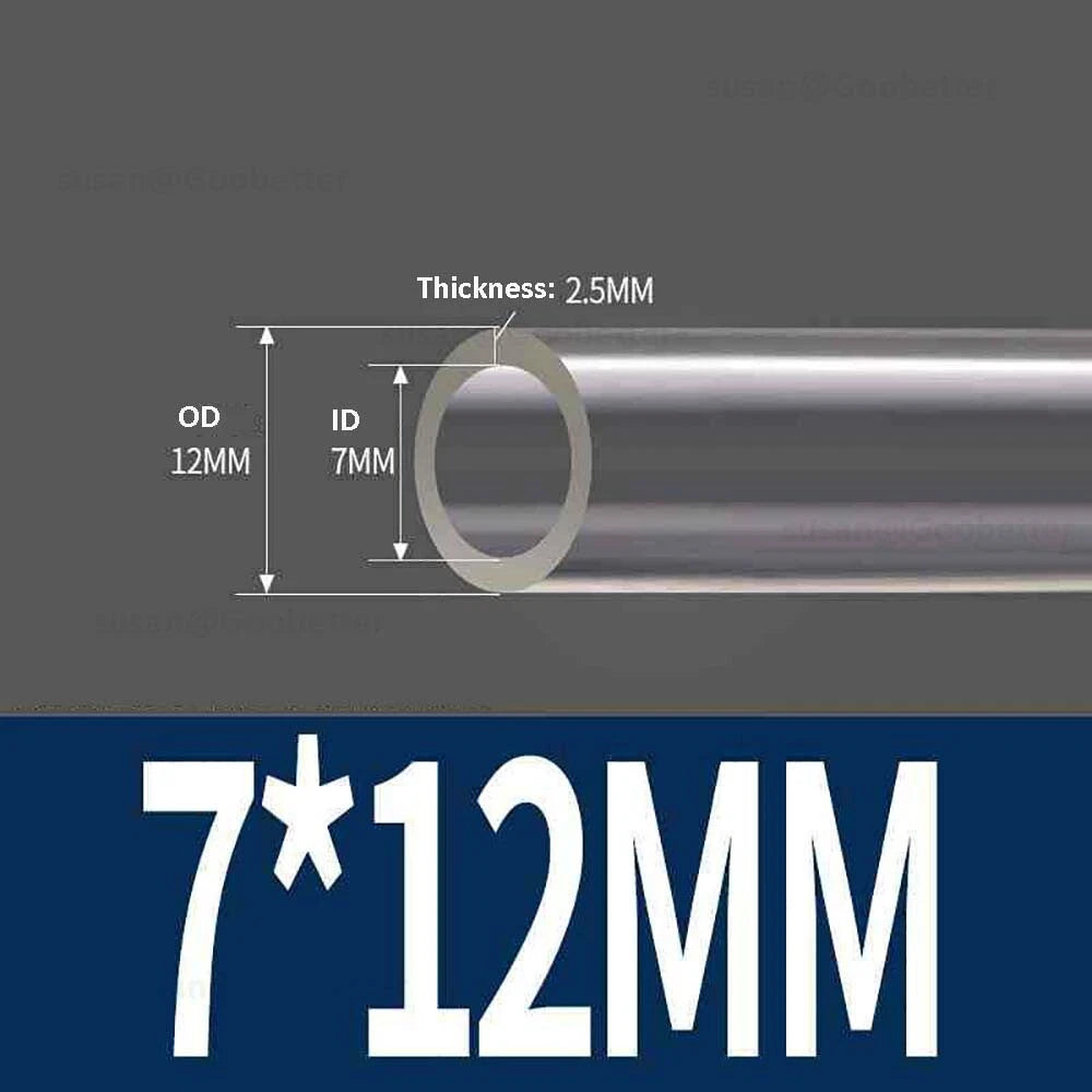 Clear Flexible PVC Tubing — Plastic Hose for Air, Water, Aquarium & Pond